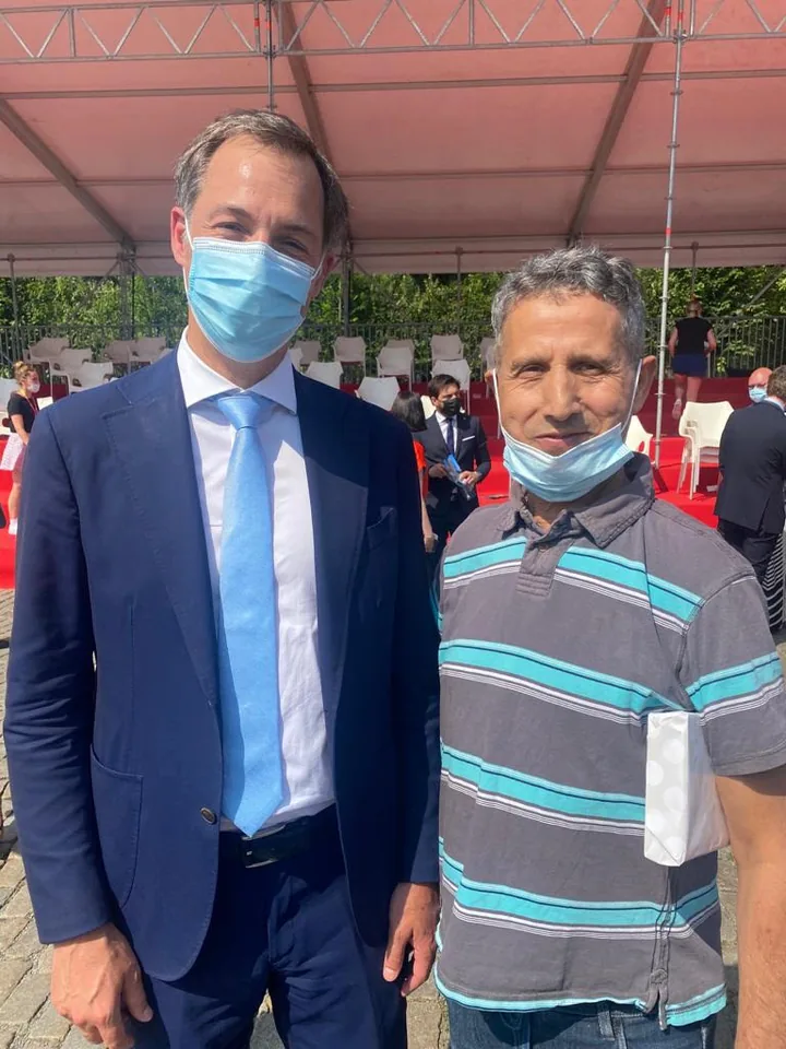 Mr Ben with Alexander De Croo