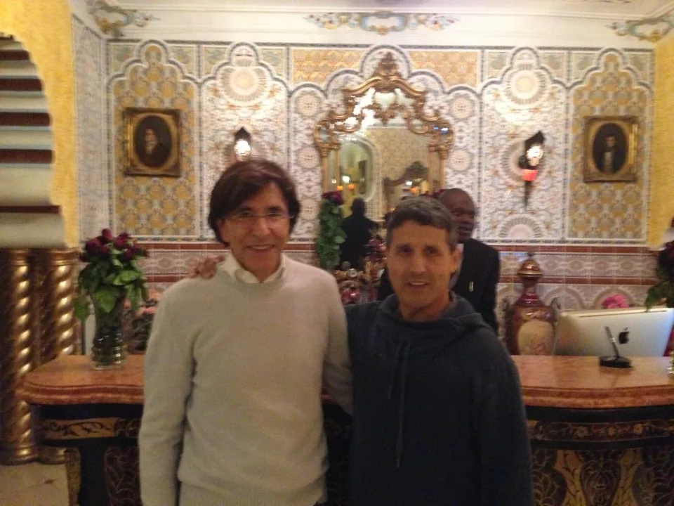 Mr Ben with Elio Di Rupo