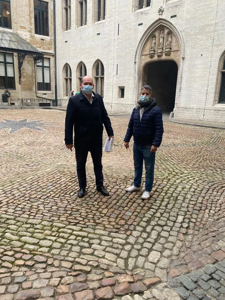 Mr Ben with Philippe Close